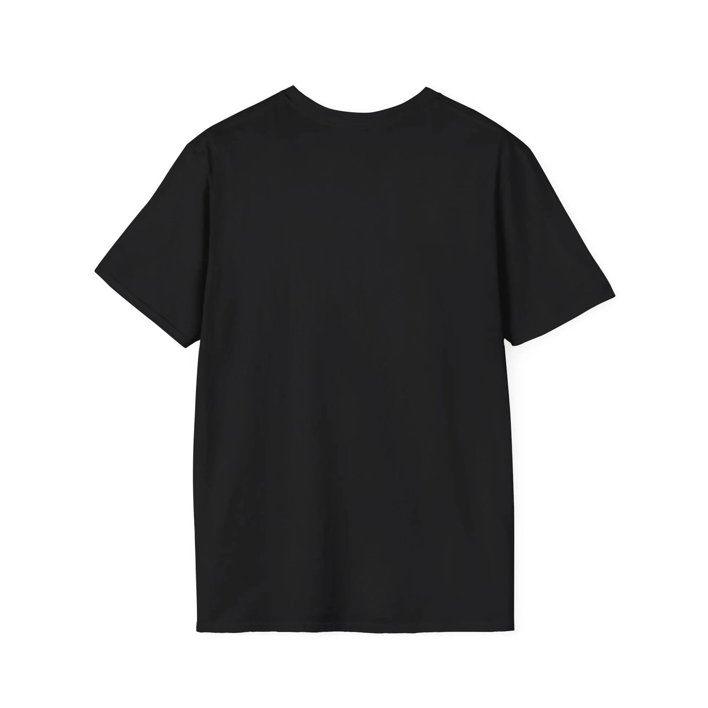 Black classic Printify One Piece anime t-shirt with short sleeves and round neckline