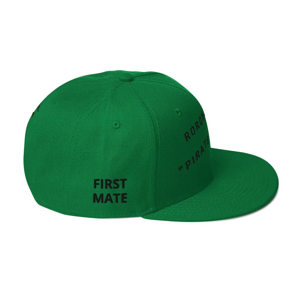 One Piece Raw One Piece Zoro Hat Green Snapback Cap - One Piece Raw