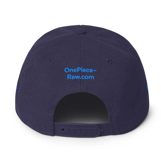 One Piece Raw Jinbe Knight of the Sea Navy Snapback Hat - One Piece Raw