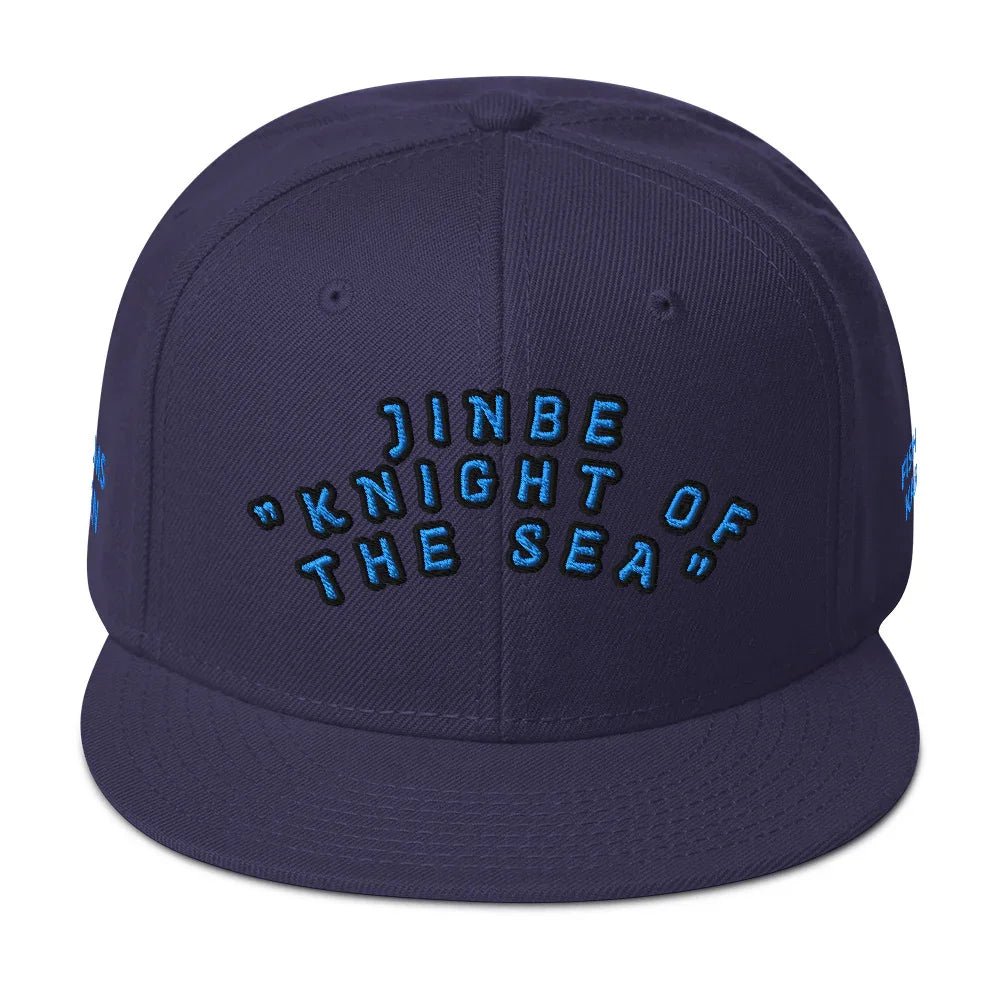 One Piece Raw Jinbe Knight of the Sea Navy Snapback Hat - One Piece Raw