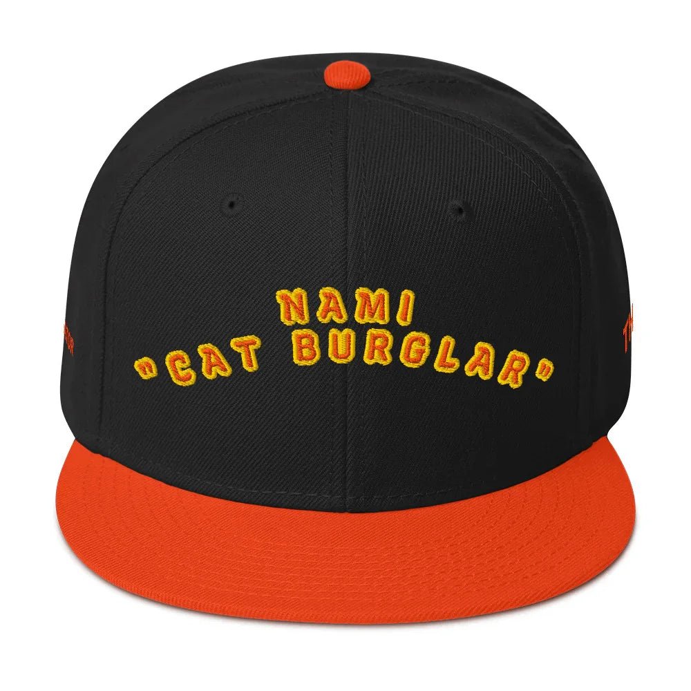 One Piece Raw Nami Cat Burglar Hat Snapback Cap - One Piece Raw