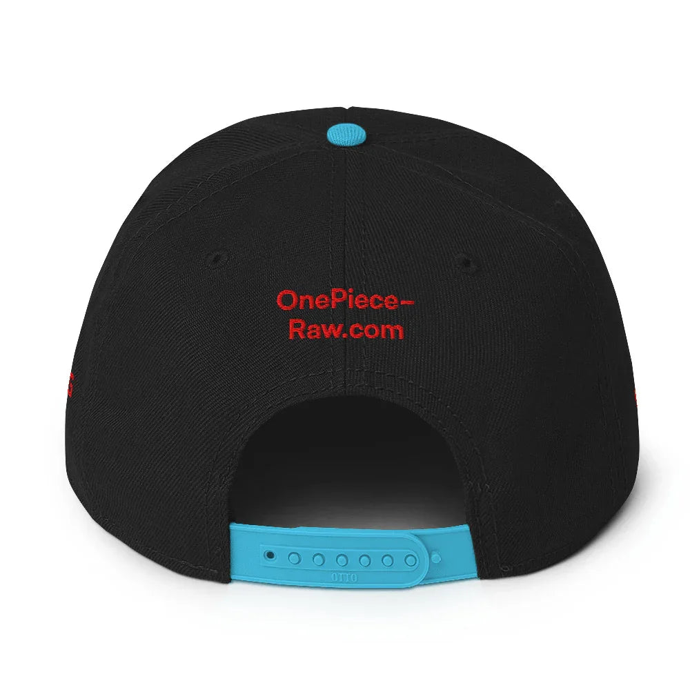 One Piece Raw One Piece Franky Cap with Blue Brim - One Piece Raw