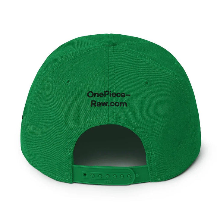 One Piece Raw One Piece Zoro Hat Green Snapback Cap - One Piece Raw