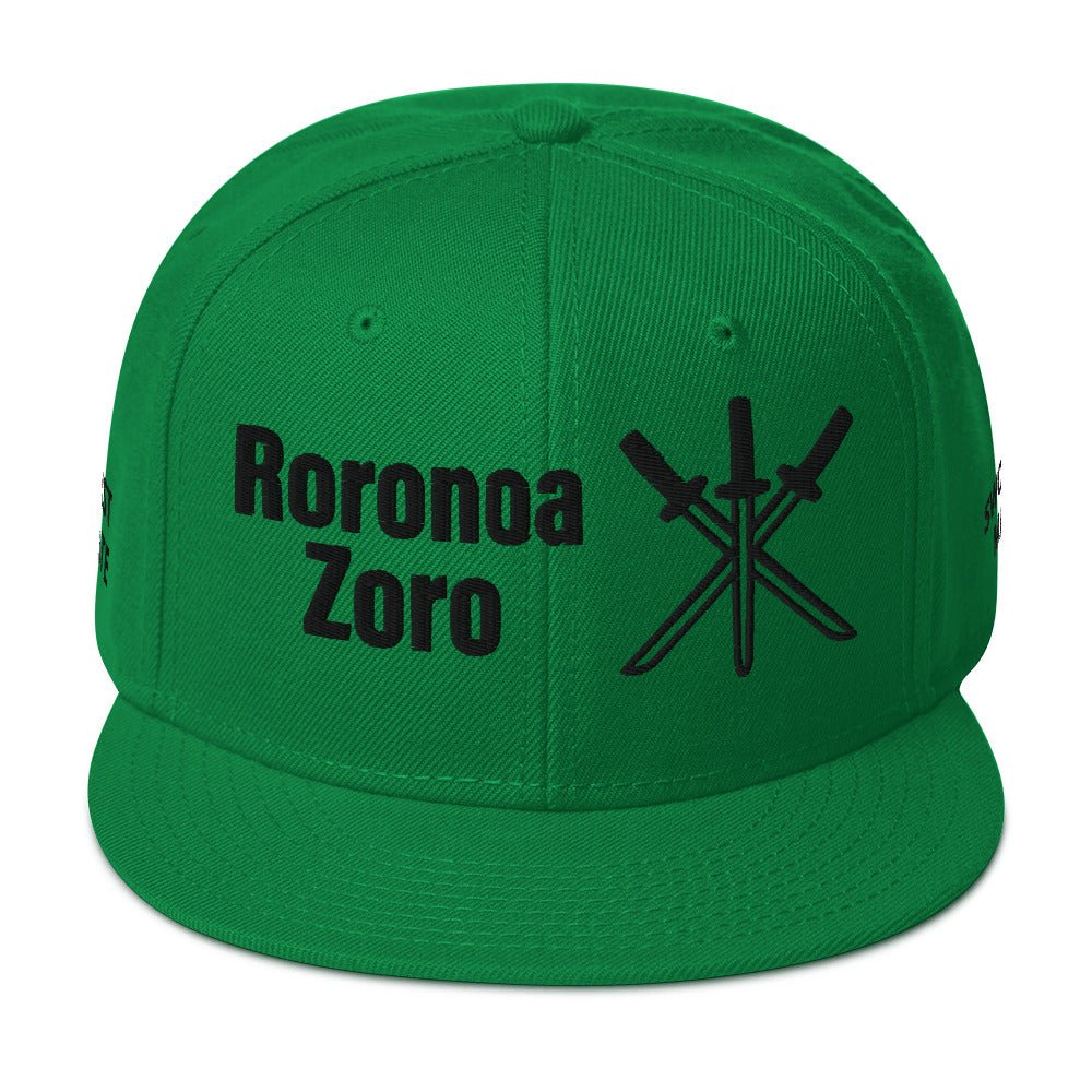 Roronoa Zoro Snapback Hat – One Piece Anime Streetwear Cap - One Piece Raw